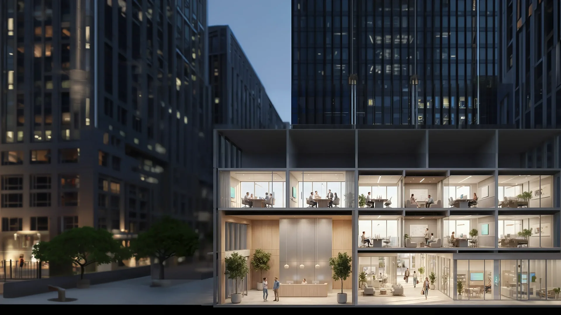 pure space hero background