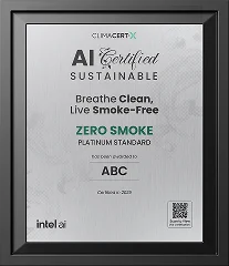 zero smoke Certificate image